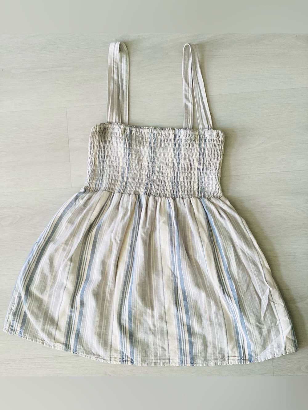 American Eagle Sundress XL Striped AEO Smocked Mini Dress